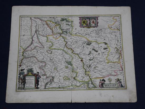 A collection of seven unframed engraved maps:-